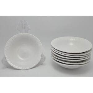 Farberware 5” Berry Bowls Set Of 8 Lattice White 4482